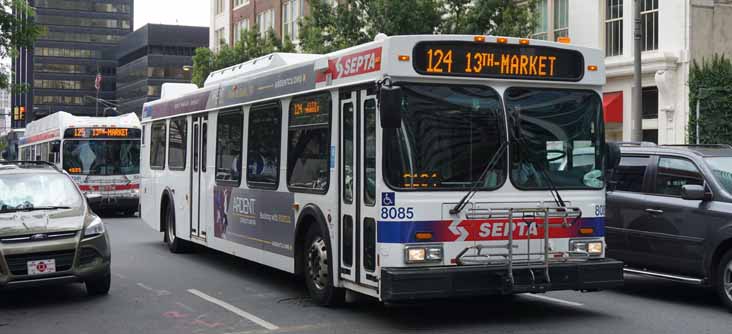 SEPTA New Flyer D40LF 8085